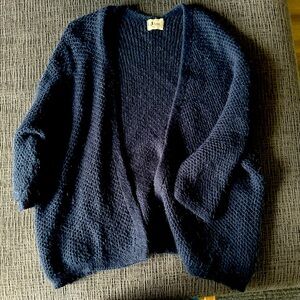 Wool cardigan 3/4 sleeves